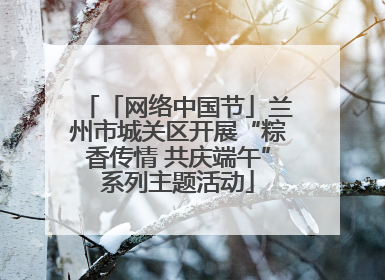「网络中国节」兰州市城关区开展“粽香传情 共庆端午”系列主题活动