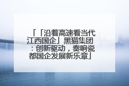 「沿着高速看当代江西国企」黑猫集团：创新驱动，奏响瓷都国企发展新乐章