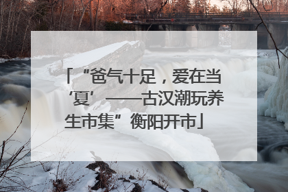 “爸气十足，爱在当‘夏’——古汉潮玩养生市集”衡阳开市