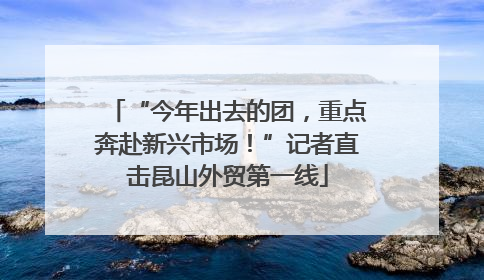 “今年出去的团，重点奔赴新兴市场！”记者直击昆山外贸第一线