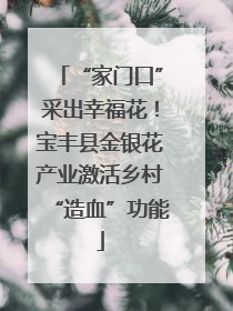 “家门口”采出幸福花！宝丰县金银花产业激活乡村“造血”功能