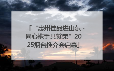“忠州佳品进山东・同心携手共繁荣”2025烟台推介会启幕