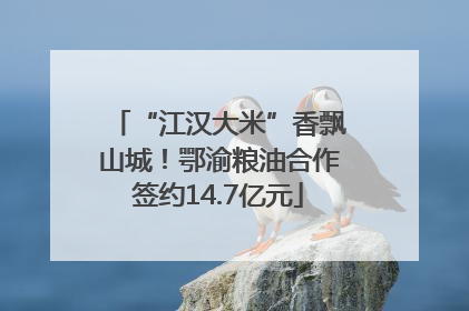 “江汉大米”香飘山城！鄂渝粮油合作签约14.7亿元