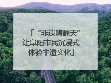“非遗嗨翻天”让阜阳市民沉浸式体验非遗文化