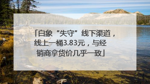 白象“失守”线下渠道，线上一桶3.83元，与经销商拿货价几乎一致