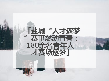 盐城“人才逐梦”赛事燃动青春：180余名青年人才赛场逐梦