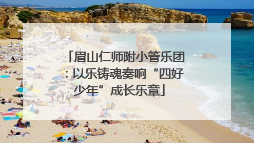 眉山仁师附小管乐团：以乐铸魂奏响“四好少年”成长乐章