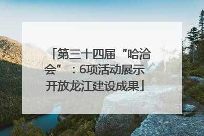 第三十四届“哈洽会”：6项活动展示开放龙江建设成果