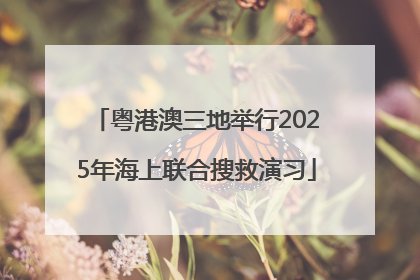 粤港澳三地举行2025年海上联合搜救演习
