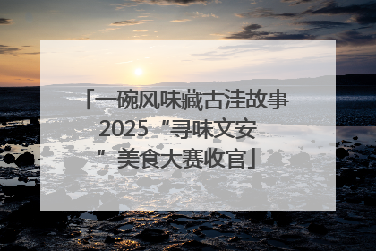 一碗风味藏古洼故事 2025“寻味文安”美食大赛收官