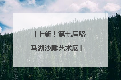 上新！第七届骆马湖沙雕艺术展