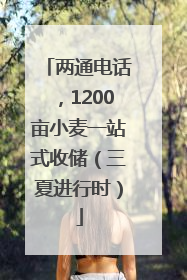 两通电话，1200亩小麦一站式收储（三夏进行时）