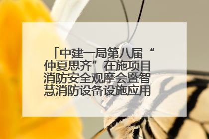 中建一局第八届“仲夏思齐”在施项目消防安全观摩会暨智慧消防设备设施应用交流会成功举办