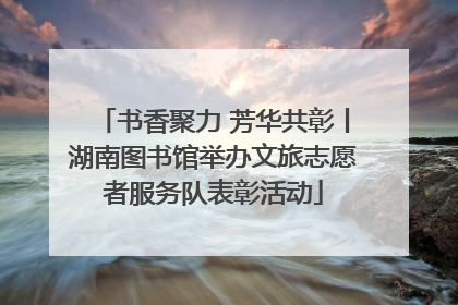 书香聚力 芳华共彰丨湖南图书馆举办文旅志愿者服务队表彰活动