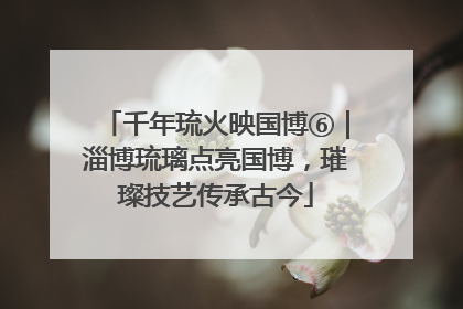 千年琉火映国博⑥｜淄博琉璃点亮国博，璀璨技艺传承古今