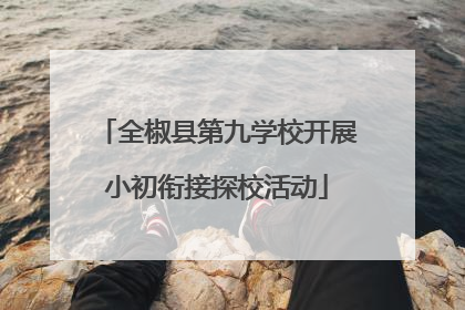 全椒县第九学校开展小初衔接探校活动