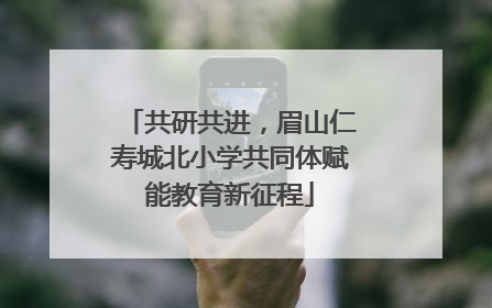 共研共进，眉山仁寿城北小学共同体赋能教育新征程