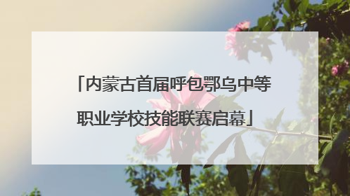 内蒙古首届呼包鄂乌中等职业学校技能联赛启幕