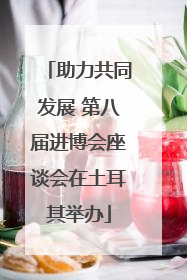 助力共同发展 第八届进博会座谈会在土耳其举办