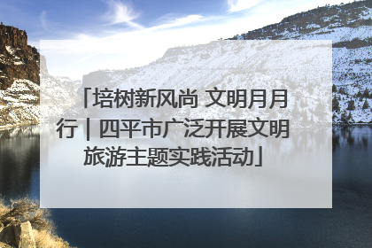 培树新风尚 文明月月行｜四平市广泛开展文明旅游主题实践活动