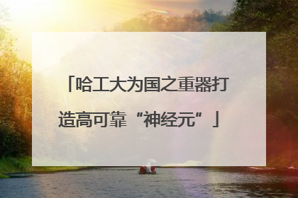 哈工大为国之重器打造高可靠“神经元”