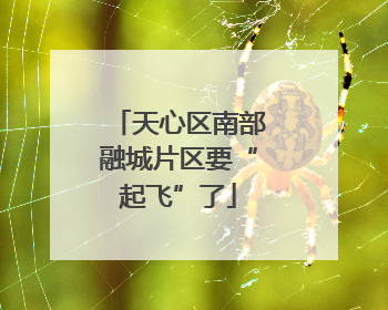 天心区南部融城片区要“起飞”了