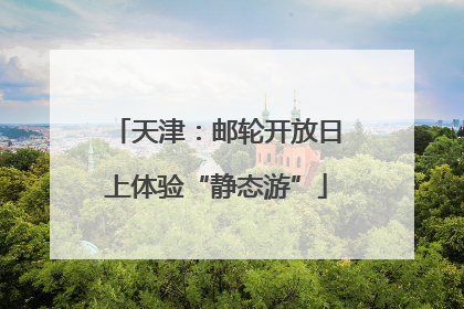 天津：邮轮开放日上体验“静态游”