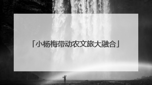 小杨梅带动农文旅大融合