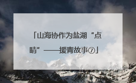 山海协作为盐湖“点睛”——援青故事⑦