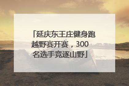 延庆东王庄健身跑越野赛开赛，300名选手竞逐山野