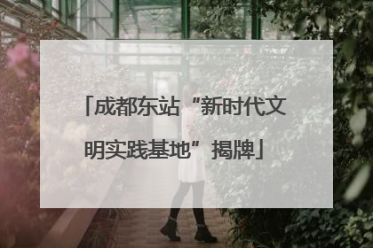 成都东站“新时代文明实践基地”揭牌