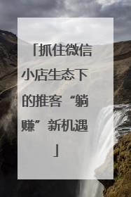 抓住微信小店生态下的推客“躺赚”新机遇