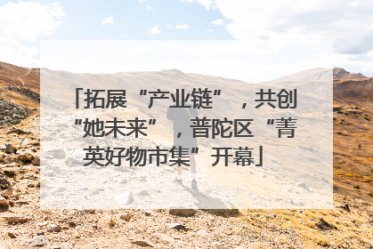 拓展“产业链”，共创“她未来”，普陀区“菁英好物市集”开幕