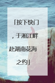 按下快门，于湘江畔赴湖南花海之约