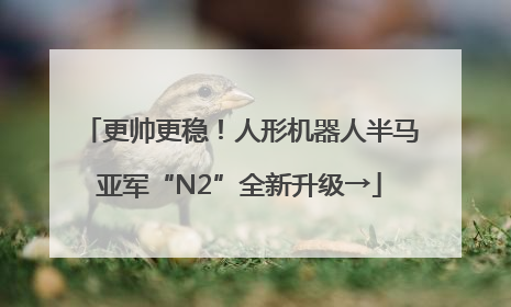 更帅更稳！人形机器人半马亚军“N2”全新升级→