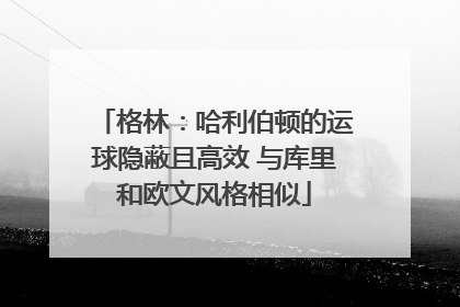 格林：哈利伯顿的运球隐蔽且高效 与库里和欧文风格相似