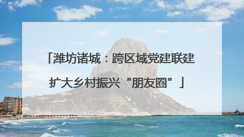潍坊诸城：跨区域党建联建 扩大乡村振兴“朋友圈”