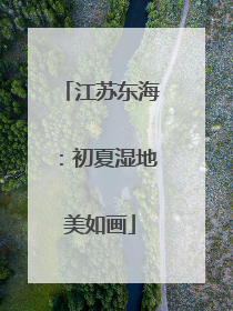 江苏东海：初夏湿地美如画