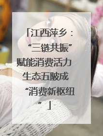 江西萍乡：“三链共振”赋能消费活力 生态五陂成“消费新枢纽”