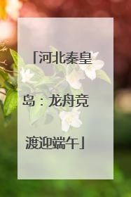 河北秦皇岛：龙舟竞渡迎端午