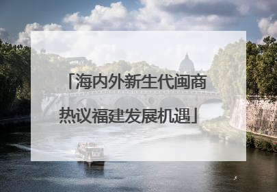 海内外新生代闽商热议福建发展机遇