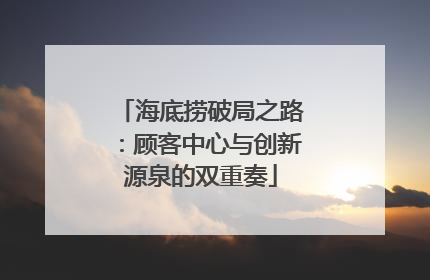 海底捞破局之路：顾客中心与创新源泉的双重奏