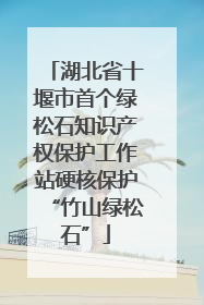 湖北省十堰市首个绿松石知识产权保护工作站硬核保护“竹山绿松石”