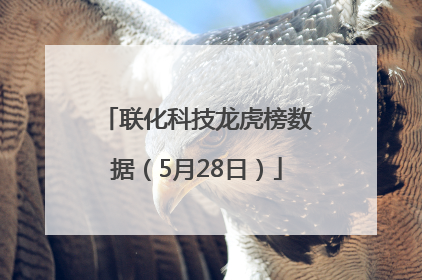 联化科技龙虎榜数据（5月28日）