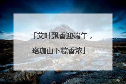 艾叶飘香迎端午，珞珈山下粽香浓