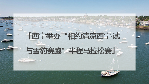 西宁举办“相约清凉西宁·试与雪豹赛跑”半程马拉松赛