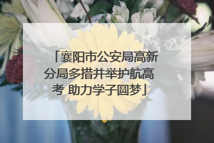 襄阳市公安局高新分局多措并举护航高考 助力学子圆梦