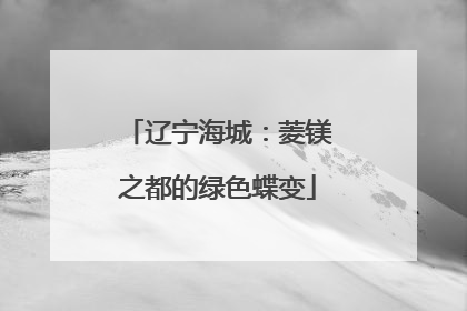 辽宁海城：菱镁之都的绿色蝶变
