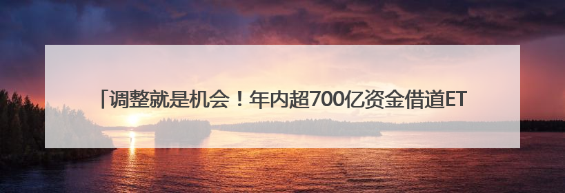 调整就是机会！年内超700亿资金借道ETF进场扫货，这些板块最被看好（附名单）
