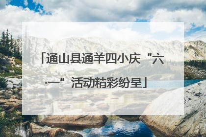 通山县通羊四小庆“六·一”活动精彩纷呈